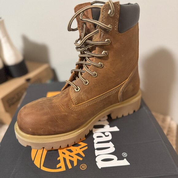 Timberland PRO Men's Direct Attach 8 Inch Soft Toe, Size 7, NIB - Picture 1 of 3